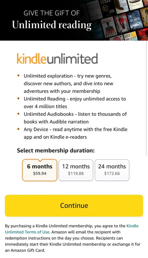 Save money on books with Kindle Unlimited subscription for unlimited reading. 